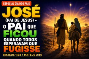 José (pai de Jesus) – O Pai que Ficou Quando Todos Esperavam que Fugisse – Mateus 1:24 / Mateus 2:14