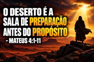 O Deserto é a Sala de Preparação Antes do Propósito – Mateus 4:1-11